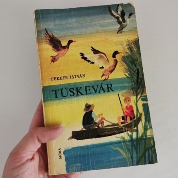 1977 Hungarian Kid Book Fekete István Illustrated Tüskevár Youth Novel Cover Art - Picture 1 of 9